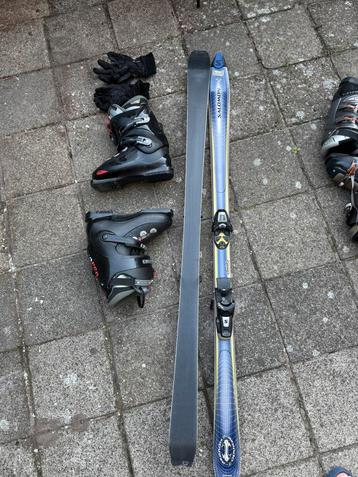Salomon skis 168-169cm en salomon ski schoenen 46 1/3 beschikbaar voor biedingen