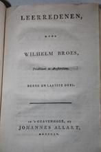 Wilhelm Broes - Leerredenen, derde deel (1815), Ophalen of Verzenden, Gelezen, Christendom | Protestants