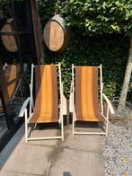 Vintage strandstoel, Ophalen, Zo goed als nieuw, X, Hout