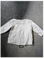 Wit shirtje met hondje Maat 50 hh, Jongetje of Meisje, Hema, Onbekend, Ophalen of Verzenden