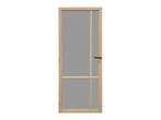 Eiken deur met rookglas / getint glas | Rossum | Op voorraad, Ophalen of Verzenden, Nieuw, Glas, Binnendeur