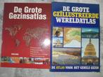 GROTE GEÏLLUSTREERDE WERELDATLAS+DE GROTE GEZINSATLAS., Gelezen, Wereld, Ophalen of Verzenden, M+P/Bluestone Publishers.