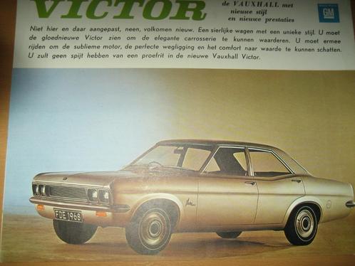 Vauxhall Victor folder brochure, Boeken, Auto's | Folders en Tijdschriften, Gelezen, Overige merken, Ophalen