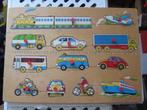 insteek puzzel  vervoer  VW BUS  - KEVER, Antiek en Kunst, Antiek | Speelgoed, Ophalen of Verzenden