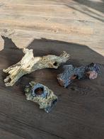 Aquarium 3 boomstronken ornamenten, Dieren en Toebehoren, Ophalen of Verzenden