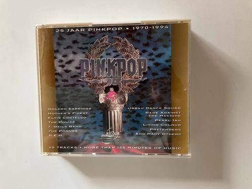 Pinkpop dubbel CD 25 jaar Pinkpop 1970-1994, Cd's en Dvd's, Cd's | Verzamelalbums, Zo goed als nieuw, Pop, Ophalen of Verzenden