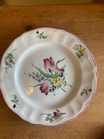 Antieke K&G Lunéville Dinerborden (5) - Bloemen, Antiek en Kunst, Ophalen of Verzenden