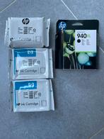 Printet cartridges model 940 Zwart 2x, Magenta, Cyan, Ophalen of Verzenden, Nieuw