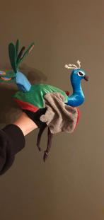 Nieuwe Handpop Pauw, Kinderen en Baby's, Speelgoed | Knuffels en Pluche, Ophalen of Verzenden, Nieuw, Overige typen