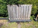 Hout-betonschutting antraciet motief, Tuin en Terras, Schuttingen, Ophalen, Overige materialen, Gebruikt, Minder dan 3 meter