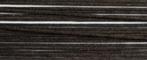 5 meter donkerbruin waxkoord van 1 mm rond, Verzenden, Nieuw, Draad