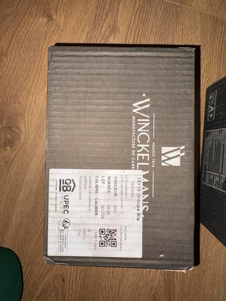 Wand/vloertegels - Winkelmans 15x15, Doe-het-zelf en Verbouw, Tegels, Nieuw, Vloertegels, Keramiek, Minder dan 20 cm, Ophalen