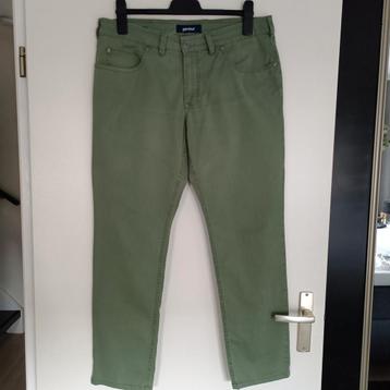 Gardeur groene herenbroek maat 36/30 z.g.a.n. beschikbaar voor biedingen