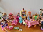 Leuke partij barbies + barbiespullen., Kinderen en Baby's, Speelgoed | Poppen, Ophalen, Gebruikt, Barbie