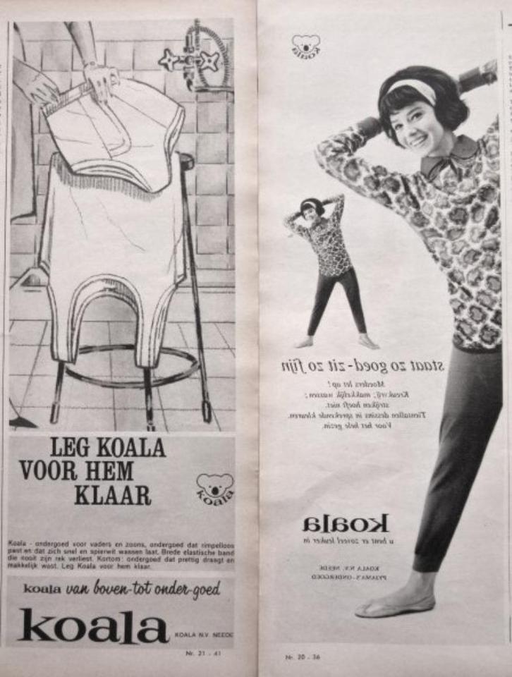27 vintage advertenties kleding mode 54-65 fashion ondergoed, Verzamelen, Merken en Reclamevoorwerpen, Zo goed als nieuw, Gebruiksvoorwerp