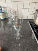 8 bierglazen van Trappist op voet, Ophalen of Verzenden, Zo goed als nieuw, Bierglas