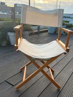 Regisseursstoel hout, Huis en Inrichting, Stoelen, Ophalen, Bruin, Zo goed als nieuw, Eén