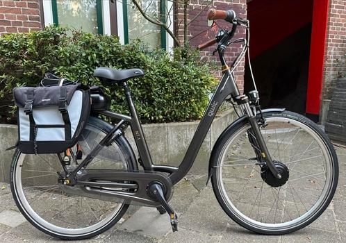 QWIC N7-1 ELEKTRISCHE DAMESFIETS SLECHTS 1919 KM GEREDEN, Fietsen en Brommers, Elektrische fietsen, Zo goed als nieuw, Qwic, 51 tot 55 cm