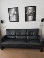 3 Zits Bank Leder Piet Klerkx, Ophalen, Gebruikt, Minder dan 75 cm, Driepersoons