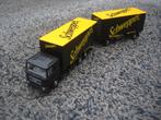 MAN trekker/aanhanger met wisselbak Schweppes, Wiking, H0, Ophalen of Verzenden, Nieuw, Bus of Vrachtwagen, Wiking
