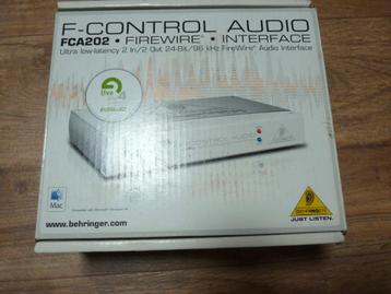 Behringer FCA-202 FireWire Audio-Interface; ZGAN, incl kabel beschikbaar voor biedingen