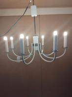 Vintage rooskleurige kroonluchter, Ophalen of Verzenden, Gebruikt, Metaal, Vintage