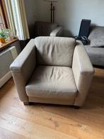 Leren Fauteuils, Ophalen, Gebruikt, 75 tot 100 cm, Leer