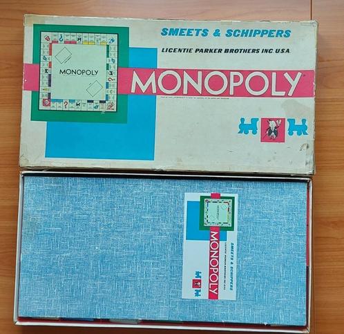 Monopoly bordspel uit 1969 van N.V. Smeets & Schippers, Hobby en Vrije tijd, Gezelschapsspellen | Bordspellen, Gebruikt, Een of twee spelers