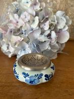 Vintage theezeefje met lekbakje Delfts blauw, Antiek en Kunst, Verzenden
