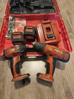 Hilti Schroefmachine & Slagschroevendraaier - 2 Accu's, Doe-het-zelf en Verbouw, Gereedschap | Boormachines, Gebruikt, Variabele snelheid