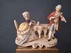 Porseleinen beeldje van Victoriaanse muzikanten Foreign, Ophalen of Verzenden