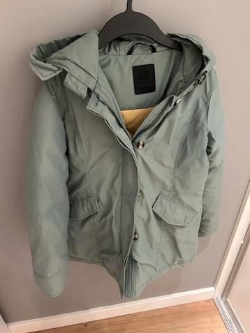 Mintgroene Air force Winterjas maat 12 (152/158) beschikbaar voor biedingen