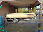 Visboot inc trailer, Yamaha 6 buitenboordmotor en afdekzeil, Ophalen, Gebruikt, Minder dan 10 pk, Tot 6 meter