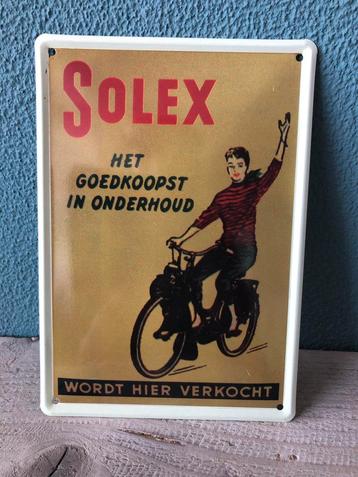 Vintage Solex Reclamebord beschikbaar voor biedingen