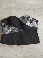 Bustier zwart zilver maat 50, Ophalen of Verzenden, Nieuw, Zwart, Badpak
