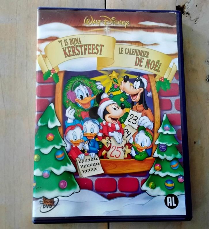 Walt Disney dvd - 't is bijna Kerstfeest / Mickey Donald Goo, Cd's en Dvd's, Dvd's | Kinderen en Jeugd, Zo goed als nieuw, Film