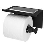 WC rolhouder - Toiletrolhouder - Zelfklevend - WC Papier, Nieuw, Overige typen, Ophalen of Verzenden, Zwart