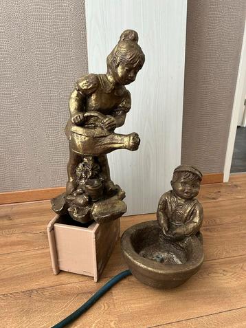 Waterornament Fontein Meisje &Jongen beschikbaar voor biedingen