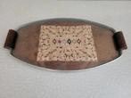 Vintage Sixties Dienblad, Ophalen of Verzenden, Gebruikt, Ovaal, Hout