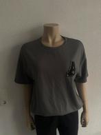 Shein shirt grijs oversized maat S, Kleding | Dames, T-shirts, Verzenden, Zo goed als nieuw, Korte mouw, Maat 36 (S)