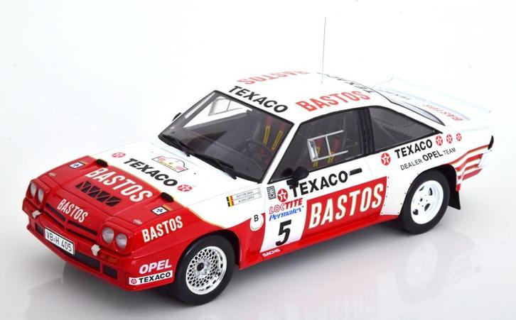 Opel Manta 400 No.5, Rally Ypres 1985 Bastos, 1/18, IXO, Hobby en Vrije tijd, Modelauto's | 1:18, Nieuw, Overige merken, Ophalen of Verzenden