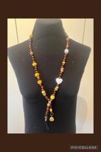 Ketting, Ophalen of Verzenden, Zo goed als nieuw, Bruin, Overige materialen