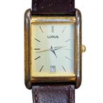 Lorus Quart date horloge Goud VX32-A694 VX32-X001, Overige merken, XX, Staal, Polshorloge