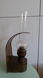 Olie lamp 42cm hoog. IDEAL BRENNER 20th, Antiek en Kunst, Antiek | Lampen, Ophalen of Verzenden