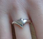 zilveren ring Finse style [047], Verzenden, Zo goed als nieuw, 17 tot 18, Dame