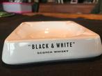Vintage Black&White Whiskey Asbak - Mancave Decoratie, Verzamelen, Ophalen of Verzenden, Zo goed als nieuw, Asbak