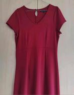 King Louie Retro najaars jurk L 42 Bordeaux Rood, Kleding | Dames, Jurken, Verzenden, Maat 42/44 (L), Zo goed als nieuw, King Louie