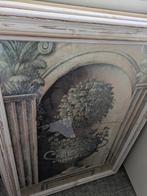Italiaanse Tuin Schilderijen - Shabby Chic Set, Antiek en Kunst, Kunst | Schilderijen | Klassiek, Ophalen of Verzenden