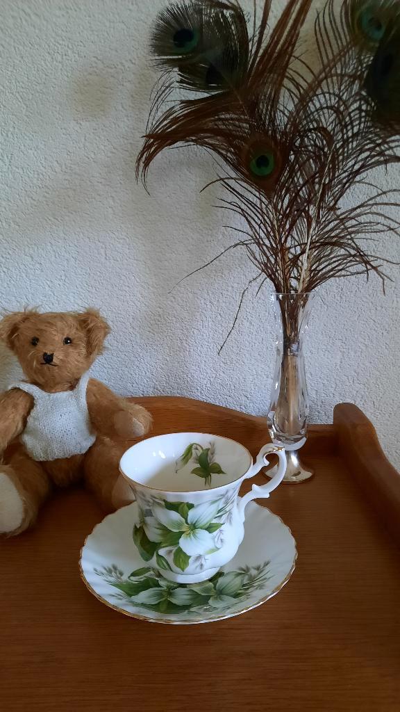 Kop en schotel Royal Alber t **Trillium**, Antiek en Kunst, Antiek | Servies los, Ophalen of Verzenden