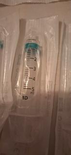 5ml Spuitjes - BD Emerald - Steriel Verpakt 69 stuks, Ophalen of Verzenden